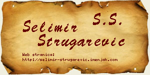 Selimir Strugarević vizit kartica